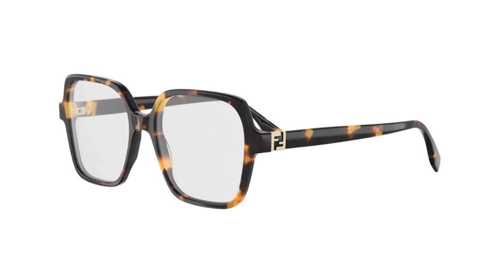 Fendi FE50144I - 056 - 54 Oprawki korekcyjne Havanna Kanciaste