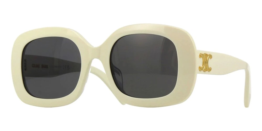 Celine CL40262U - 25A - 53 Okulary przeciwsłoneczne Beżowy Kanciaste