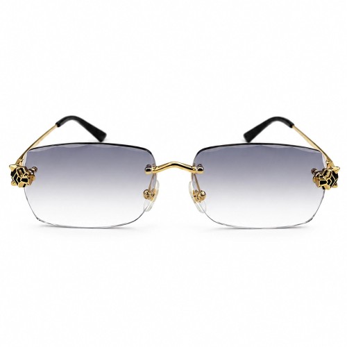 Cartier CT0418O with Diamond Cut Lenses Style - 001 - 58 - LIMITED EDITION Okulary przeciwsłoneczne Złoty Prostokątny