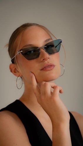 TIFFANY & CO. TF3120 - 60019S - 61 Okulary przeciwsłoneczne Srebrny Motyl