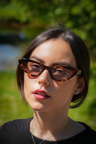 MIU MIU MU B11SU - 14L4I0 - 55 Okulary przeciwsłoneczne Kocie oczy