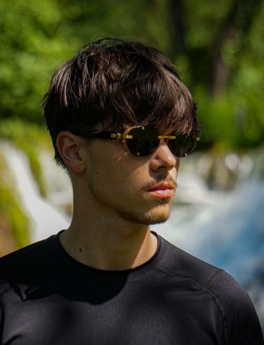 Balmain BPS-153 MONSIEUR - A - 53 Okulary przeciwsłoneczne Owalny