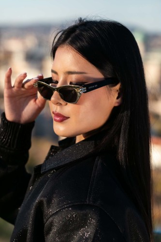Dior CDIOR B3U - B0A0 D - 53 Okulary przeciwsłoneczne Kocie oczy