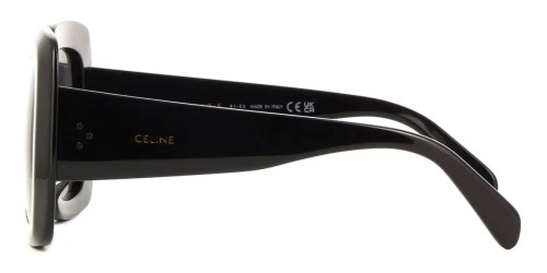 Celine CL40263F - 01A - 54 Okulary przeciwsłoneczne Czarny Kanciaste