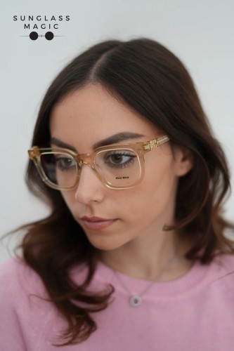 MIU MIU MU 06XV - 11T1O1 - 49 Oprawki korekcyjne Kanciaste