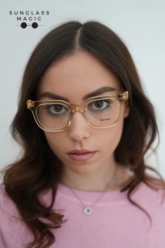 MIU MIU MU 06XV - 11T1O1 - 49 Oprawki korekcyjne Kanciaste