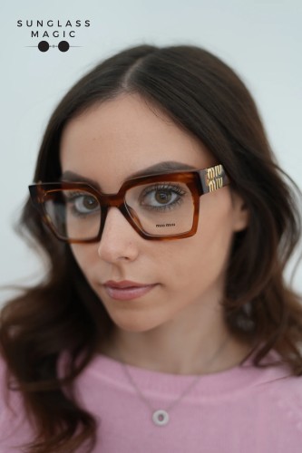 MIU MIU MU 04UV - 11Q1O1 - 52 Oprawki korekcyjne Kanciaste