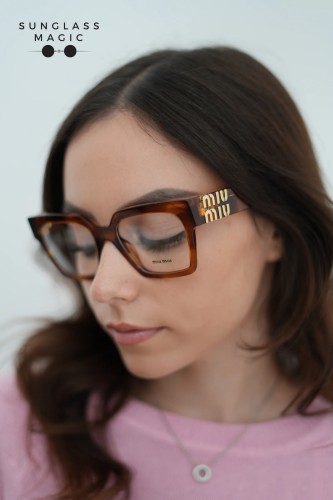 MIU MIU MU 04UV - 11Q1O1 - 52 Oprawki korekcyjne Kanciaste