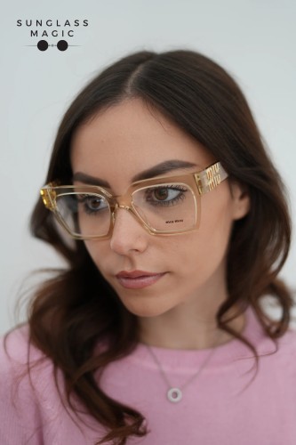 MIU MIU MU 04UV - 11T1O1 - 52 Oprawki korekcyjne Kanciaste