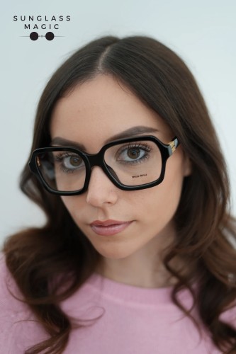 MIU MIU MU 03YV - 16K1O1 - 54 Oprawki korekcyjne Czarny Kanciaste