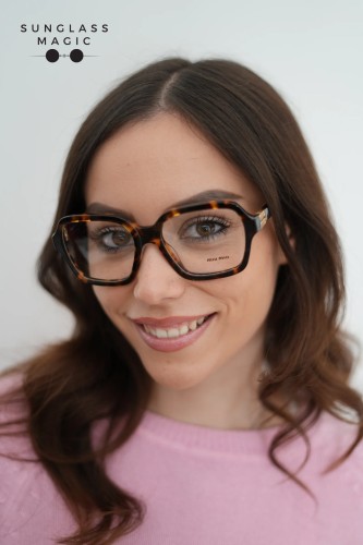 MIU MIU MU 03YV - 14L1O1 - 54 Oprawki korekcyjne Kanciaste
