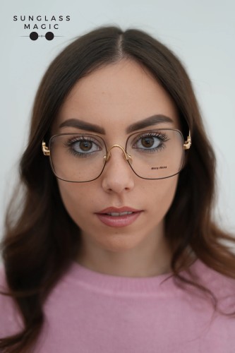 MIU MIU MU 51YV - 24H1O1 - 53 Oprawki korekcyjne Kanciaste