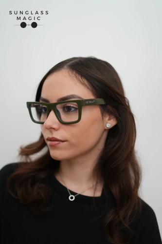 Off-White OERJ025 - 5700 - 54 Oprawki korekcyjne Zielony Kanciaste