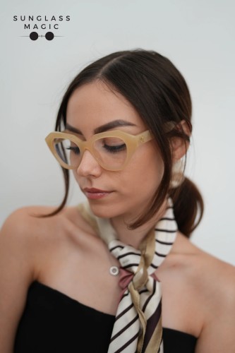 Off-White OERJ043 - 1700 - 51 Oprawki korekcyjne Beżowy Kocie oczy