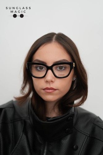 Balenciaga BB0326O - 001 - 53 Oprawki korekcyjne Czarny Kanciaste