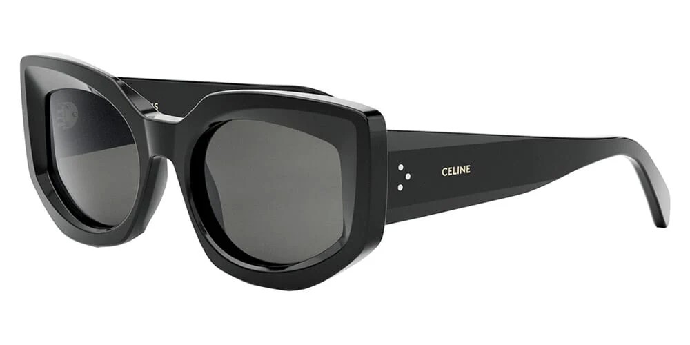 Celine CL40277I - 01A - 54 Okulary przeciwsłoneczne Czarny Kocie oczy