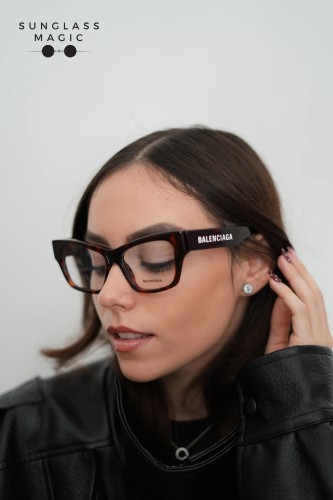 Balenciaga BB0378O - 002 - 54 Oprawki korekcyjne Kanciaste