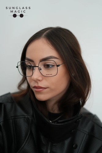 Balenciaga BB0090O - 001 - 54 Oprawki korekcyjne Czarny Kanciaste