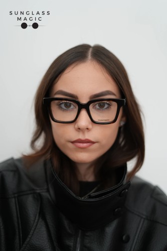 Alexander McQueen AM0385O - 002 - 49 Oprawki korekcyjne Kanciaste