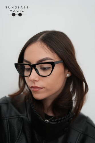 Stella McCartney SC0191O - 005 - 55 Oprawki korekcyjne Czarny Kocie oczy