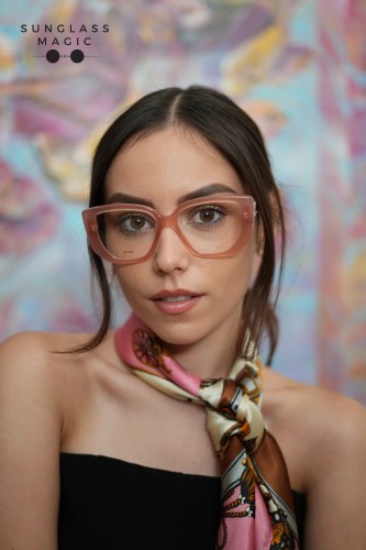 Celine CL50146F - 074 - 53 Oprawki korekcyjne Różowy Kanciaste