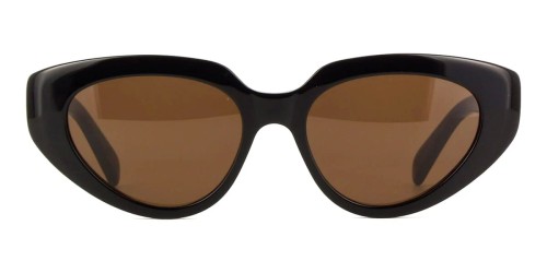 Celine CL40286I - 01E - 53 Okulary przeciwsłoneczne Czarny Kocie oczy