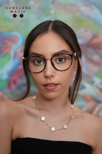 Chopard SCH273S - 0GGF - 53 Okulary przeciwsłoneczne Havanna Kocie oczy