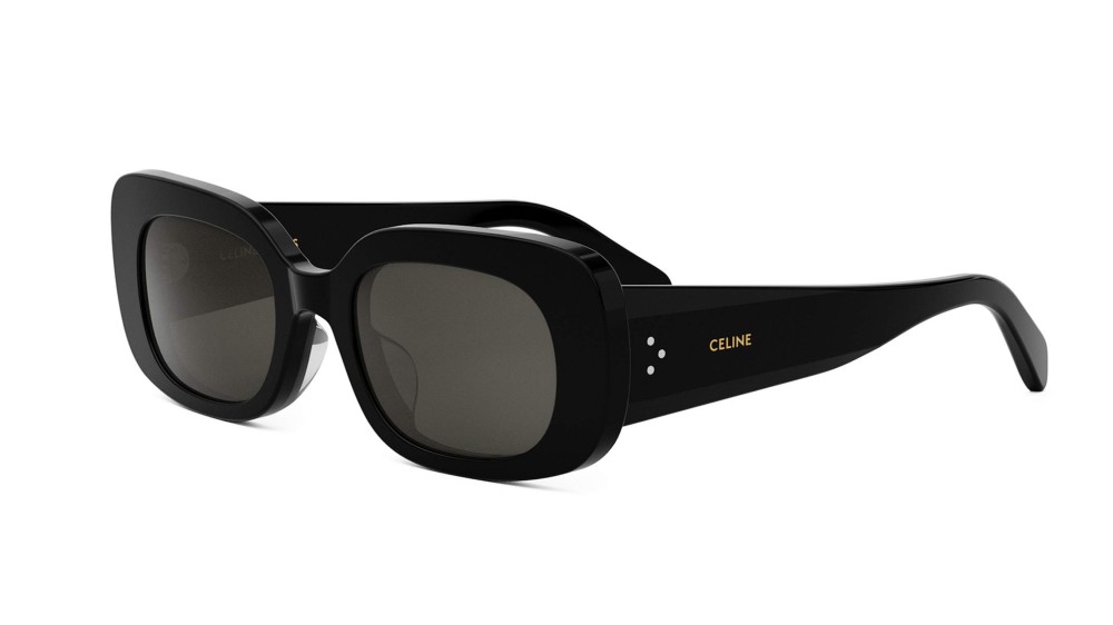 Celine CL40287U - 01A - 51 Okulary przeciwsłoneczne Czarny Kanciaste
