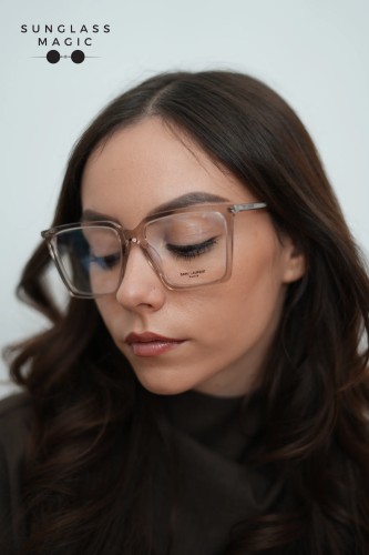 Saint Laurent SL474 OPT - 003 - 56 Oprawki korekcyjne Różowy Kanciaste