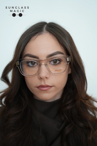 Saint Laurent SL698 - 004 - 50 Oprawki korekcyjne Przezroczysty Kanciaste