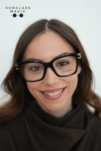 DOLCE & GABBANA DG3419 - ​501 - ​54 Oprawki korekcyjne Czarny Kanciaste