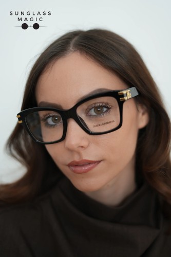 DOLCE & GABBANA DG3419 - ​501 - ​54 Oprawki korekcyjne Czarny Kanciaste