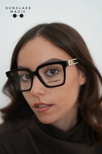 DOLCE & GABBANA DG3376B - ​3355 - ​53 Oprawki korekcyjne Kanciaste