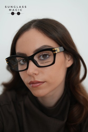 DOLCE & GABBANA DG3420 - ​501 - ​54 Oprawki korekcyjne Czarny Kanciaste