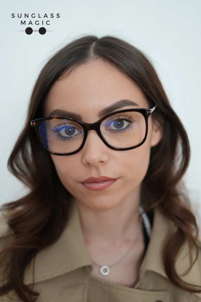 Tom Ford TF6089-B - 052 - 54 - Z SOCZEWKAMI Z FILTREM ŚWIATŁA NIEBIESKO-FIOLETOWEGO Oprawki korekcyjne