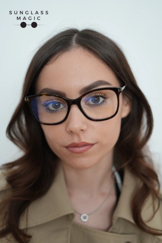 Tom Ford TF6089-B - 052 - 54 - Z SOCZEWKAMI Z FILTREM ŚWIATŁA NIEBIESKO-FIOLETOWEGO Oprawki korekcyjne