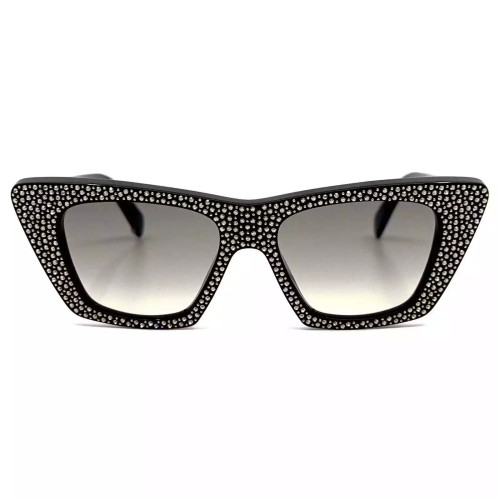 Celine CL4187IS - 01F - 51 Okulary przeciwsłoneczne Czarny Kocie oczy