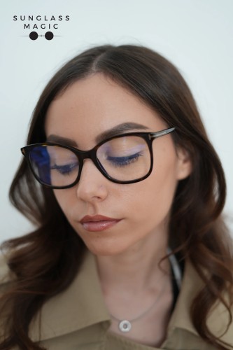 Tom Ford TF6089-B - 052 - 54 - Z SOCZEWKAMI Z FILTREM ŚWIATŁA NIEBIESKO-FIOLETOWEGO Oprawki korekcyjne