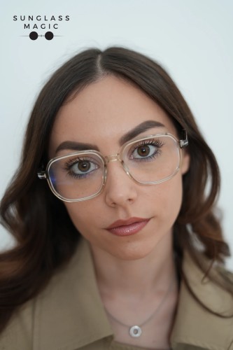 Tom Ford TF5911-B ECO - 093 - 53 - Z SOCZEWKAMI Z FILTREM ŚWIATŁA NIEBIESKO-FIOLETOWEGO Oprawki korekcyjne Kanciaste