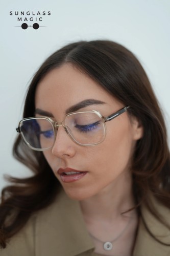 Tom Ford TF5911-B ECO - 093 - 53 - Z SOCZEWKAMI Z FILTREM ŚWIATŁA NIEBIESKO-FIOLETOWEGO Oprawki korekcyjne Kanciaste