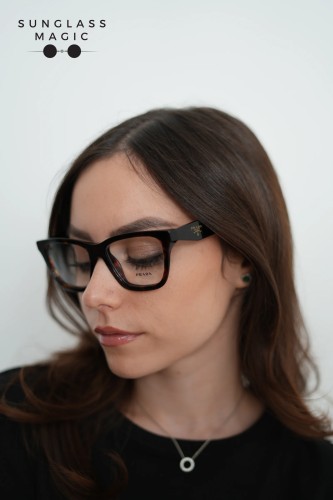 PRADA PR C10V - 17N1O1 - 54 Oprawki korekcyjne Motyl