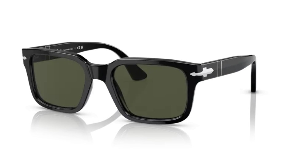 Persol PO3272S - 95/31 - 55 Okulary przeciwsłoneczne Czarny Prostokątny