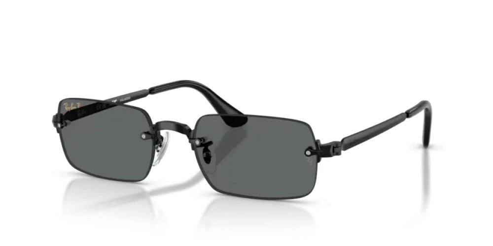 Ray-Ban RB3928 - 002/81 - 54 - Z SOCZEWKAMI POLARYZACYJNYMI Okulary przeciwsłoneczne Czarny Prostokątny