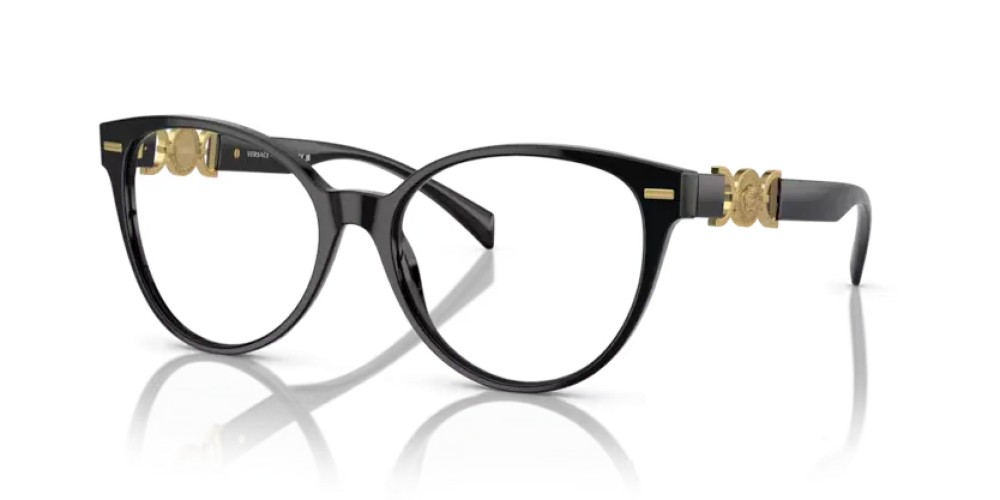 VERSACE VE3334 - GB1 - 53 Oprawki korekcyjne Czarny Kocie oczy