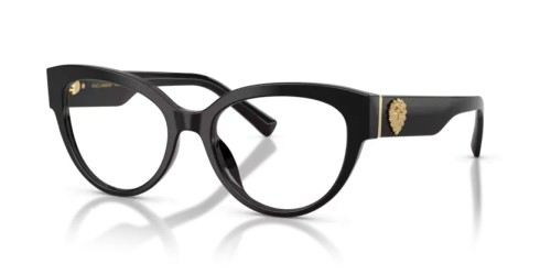 DOLCE & GABBANA DG3440 - 501 - 54 Oprawki korekcyjne Czarny Kocie oczy