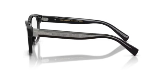 DOLCE & GABBANA DG3446 - 501 - 53 Oprawki korekcyjne Czarny Prostokątny