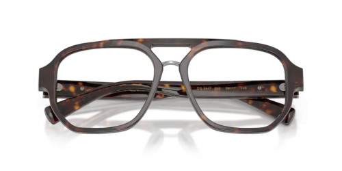 DOLCE & GABBANA DG3447 - 502 - 56 Oprawki korekcyjne Havanna Pilotki (aviator)