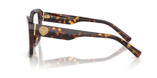 DOLCE & GABBANA DG3441 - 502 - 53 Oprawki korekcyjne Havanna Kanciaste