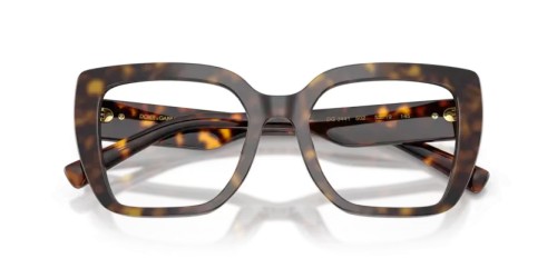 DOLCE & GABBANA DG3441 - 502 - 53 Oprawki korekcyjne Havanna Kanciaste