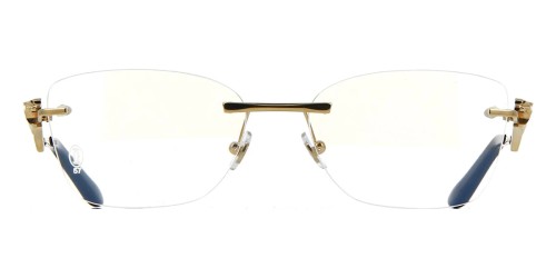 Cartier CT0120O - 001 - 57 Oprawki korekcyjne Złoty Kocie oczy